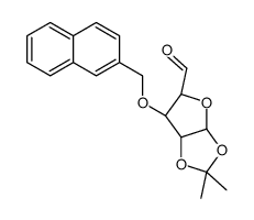 (3aR,5S,6R,6aR)-2,2-dimethyl-6-(naphthalen-2-ylmethoxy)-3a,5,6,6a-tetrahydrofuro[2,3-d][1,3]dioxole-5-carbaldehyde structure