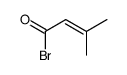 3-methylbut-2-enoyl bromide Structure