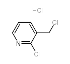 2-氯-3-(氯甲基)吡啶盐酸盐结构式