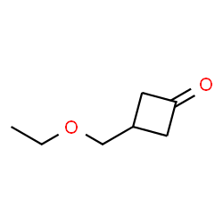 CYCLOBUTANONE, 3-(ETHOXYMETHYL)- Structure