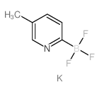 Potassium 5-methylpyridine-2-trifluoroborate structure