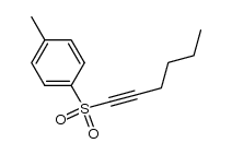 1-(p-toluenesulfonyl)-1-hexyne结构式