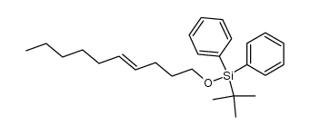 tert-butyl[(E)-dec-4-en-1-yloxy]diphenylsilane Structure