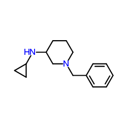 1-Benzyl-N-cyclopropyl-3-piperidinamine Structure