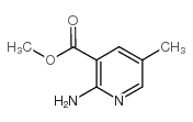 METHYL 2-AMINO-5-METHYL-NICOTINIC ACID Structure