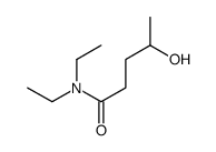 N,N-diethyl-4-hydroxypentanamide结构式