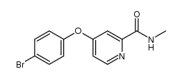[4-(4-bromophenoxy)(2-pyridyl)]-N-methylcarboxamide Structure
