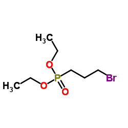 二乙基(3-溴丙基)膦酸酯结构式