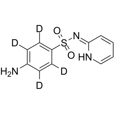 Sulfapyridine D4 Structure
