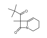 7-methyl-7-pivaloyl-1-azabicyclo[4.2.0]octa-5-en-8-one结构式