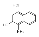 1-氨基-2-萘酚盐酸盐结构式