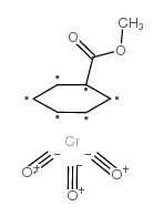 (苯甲酸甲酯)三羰基铬结构式