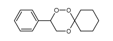 3-phenyl-1,2,5-trioxaspiro[5.5]undecane结构式