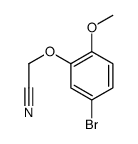 2-(5-溴-2-甲氧基苯氧基)乙腈结构式