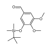3-[tert-butyl(dimethyl)silyl]oxy-4,5-dimethoxybenzaldehyde结构式