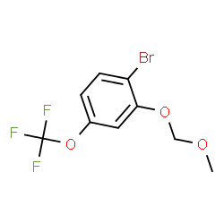 1-Bromo-2-(methoxymethoxy)-4-(trifluoromethoxy)benzene结构式