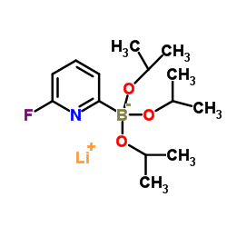 Lithium triisopropyl 2-(6-fluoropyridyl)borate structure