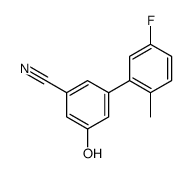 3-(5-fluoro-2-methylphenyl)-5-hydroxybenzonitrile Structure