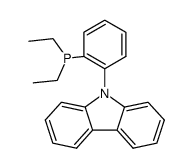 9-[2-(二乙基膦基)苯基]-9H-咔唑结构式