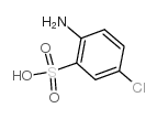 5-Chloroorthanilic acid structure