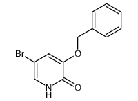 3-benzyloxy-5-bromo-1H-pyridin-2-one结构式