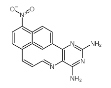 N5-[3-(4-Nitrophenyl)-2-propenylidene]-6-phenyl-2,4,5-pyrimidinetriamine Structure