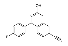 N-[(4-Cyanophenyl)(4-fluorophenyl)Methyl]acetamide Structure