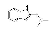 2-(dimethylaminomethyl)indole结构式