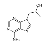 9-(2-hydroxypropyl)adenine结构式