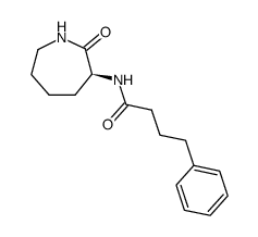 (S)-3-<(4-phenylbutanoyl)amino>-ε-caprolactam Structure