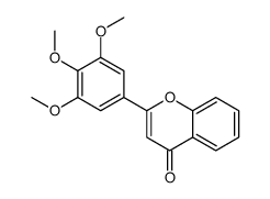 2-(3,4,5-Trimethoxyphenyl)-4H-chromen-4-one结构式