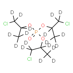 tris(1-Chloropropan-2-yl) phosphate-d18 Structure