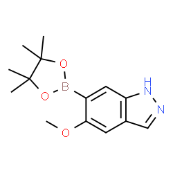 5-Methoxy-6-(4,4,5,5-tetramethyl-1,3,2-dioxaborolan-2-yl)-1H-indazole Structure