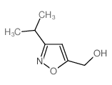 (3-异丙基异噁唑-5-基)甲醇结构式