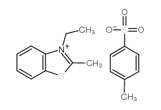 3-乙基-2-甲基苯并唑对甲基苯磺酸酯结构式