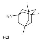 3,5,7-三甲基-1-金刚烷胺盐酸盐结构式