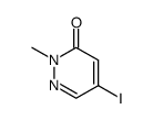 5-碘-2-甲基-2,3-二氢哒嗪-3-酮结构式