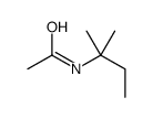 N-(2-methylbutan-2-yl)acetamide结构式