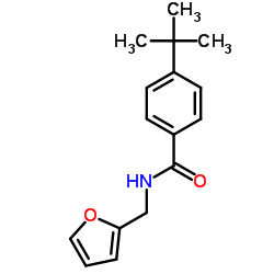 4-tert-butyl-N-(2-furylmethyl)benzamide结构式