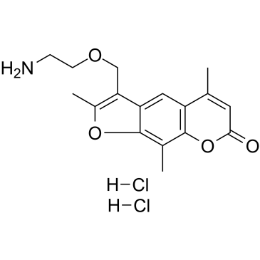 Amotosalen hydrochloride结构式