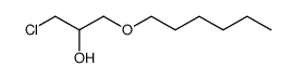 1-Chloro-3-(hexyloxy)-2-propanol结构式
