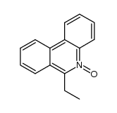6-ethyl-phenanthridine-5-oxide Structure