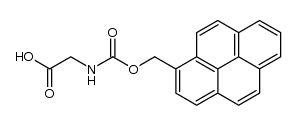 (1-pyrenyl)methoxycarbonylglycine Structure