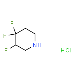 盐酸3,4,4-三氟哌啶结构式