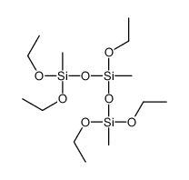 1,1,3,5,5-PENTAETHOXY-1,3,5-TRIMETHYLTRISILOXANE Structure