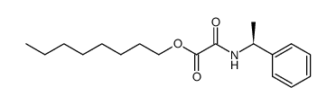octyl (S)-2-oxo-2-((1-phenylethyl)amino)acetate Structure