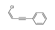 (Z)-1-(4-chlorobut-3-en-1-ynyl)benzene结构式