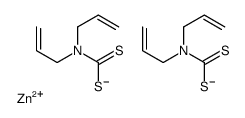 zinc,N,N-bis(prop-2-enyl)carbamodithioate Structure