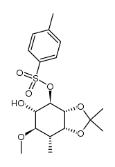 3-deoxy-3-methyl-4-O-methyl-6-O-(4-methylphenylsulfonyl)-1,2-O-(1-methylethylidene)-D-myo-inositol Structure