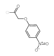 (4-硝基苯氧基)乙酰氯结构式